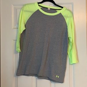 Under armor baseball tee